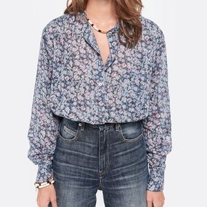 Isabel Marant Etoile Chemise Mexica Floral Blouse